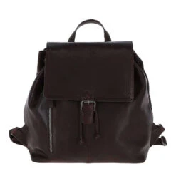 Ashwood Leather Windmere Waxy Leather Travel Rucksack - Brown