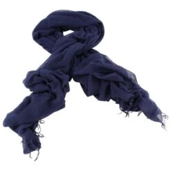 Bassin And Brown Aeolus Large Plain Scarf- Blue