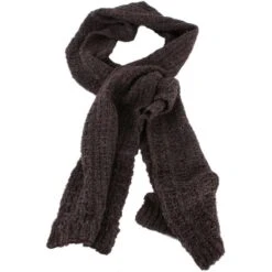 Bassin And Brown Gibson Plain Texture Scarf - Brown