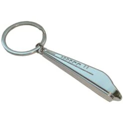 Bassin And Brown High Speed Train Key Ring - Silver