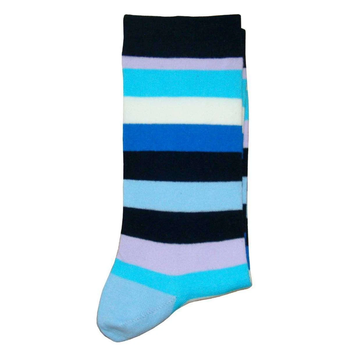 Bassin And Brown Multi Stripe Socks - Blue/Multi-colour - Image 4