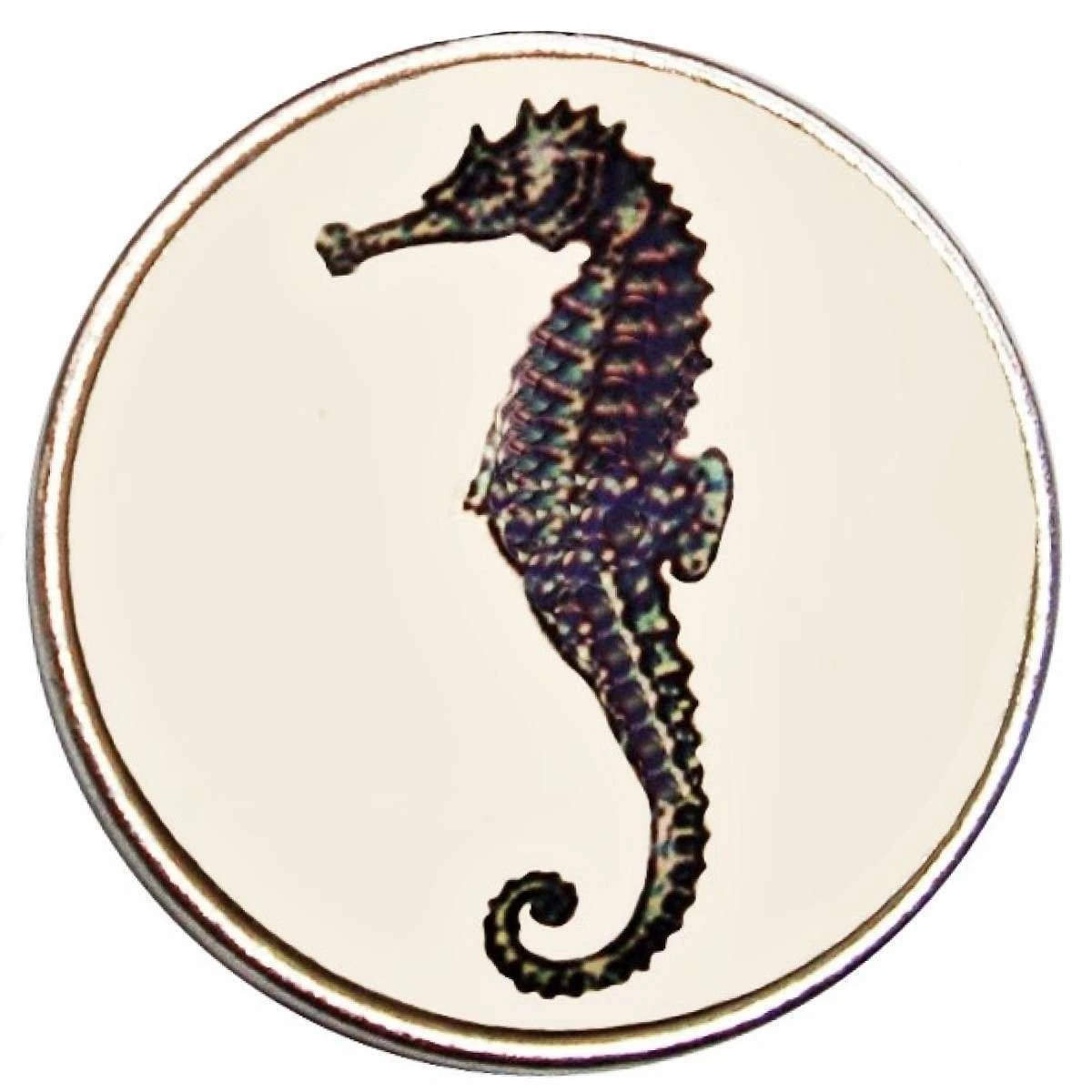 Bassin And Brown Seahorse Key Ring - White/Black - Image 3