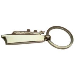 Bassin And Brown Ship Keyring - Silver