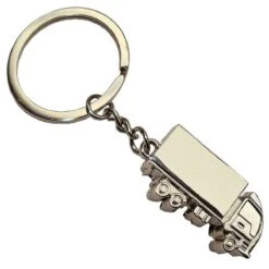 Bassin And Brown Truck Key Ring - Silver