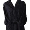 Bown Of London Baron Cotton Velour Dressing Gown - Navy