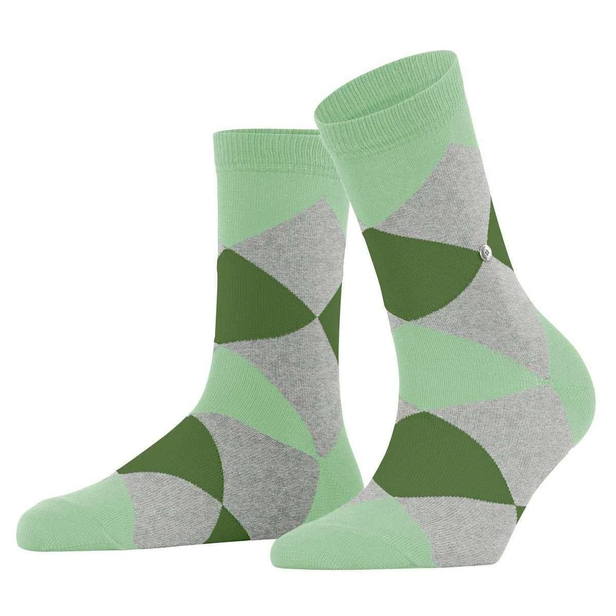 Burlington Bonnie Socks - Quiet Green