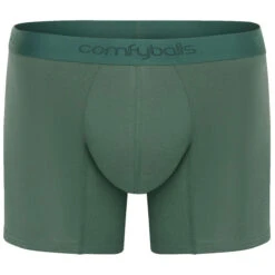 Comfyballs Cotton Long Boxer - Ghost Moss Khaki