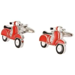 David Van Hagen Scooter Cufflinks - Red