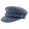 Dents Abraham Moon Yorkshire Herringbone Tweed Cap - Denim Blue