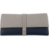 Dents Large Block Colour Purse - Off White/Navy