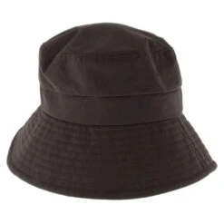 Dents Luna Waxed Cotton Hat- Chestnut Brown