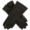Dents Sandringham Unlined Gloves - Black/Ivory Cream