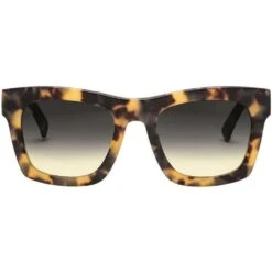 Electric California Crasher Sunglasses - Matte Tort Shell/Black Gradient