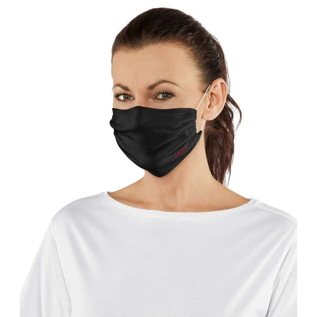 Falke 2 Pack Face Mask - Black - Image 2