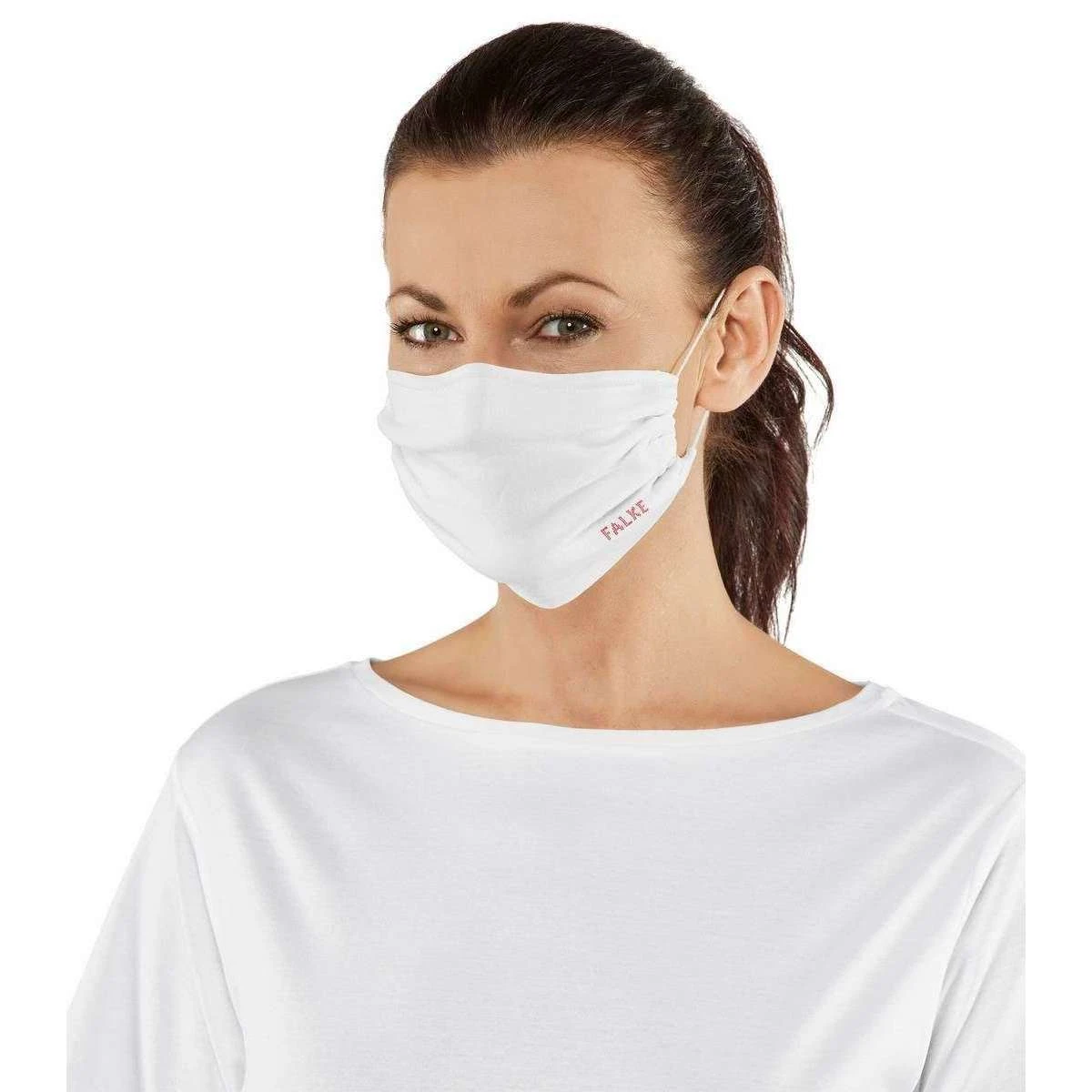 Falke 2 Pack Face Mask - White - Image 2