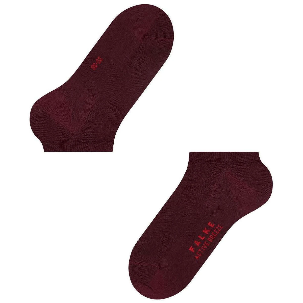 Falke Active Breeze Sneaker Socks - Burgundy - Image 5