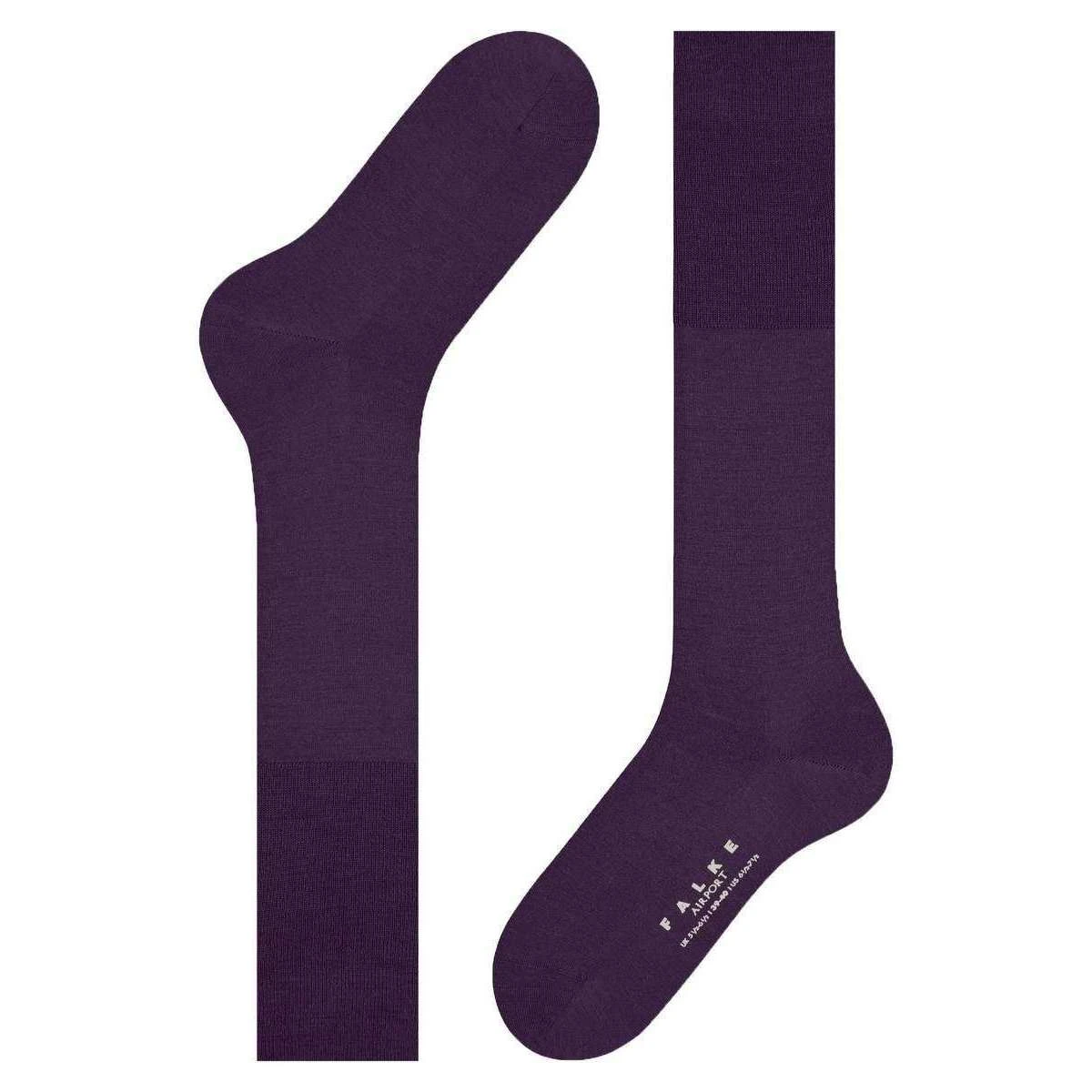 Falke Airport Knee-High Socks - Wine Berry Purple - Image 4