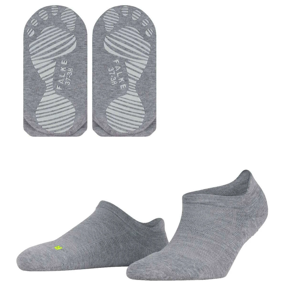 Falke Cool Kick Sneaker Socks - Light Grey Marl - Image 4