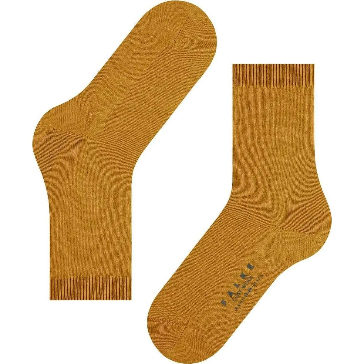 Falke Cosy Wool Socks - Amber Orange - Image 4