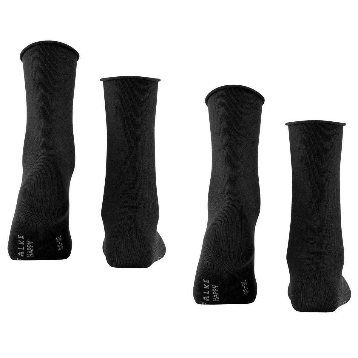 Falke Happy 2-Pack Socks - Black - Image 3