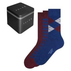 Falke Happy Box 3-Pack Socks - Sortiment/Navy/Burgundy