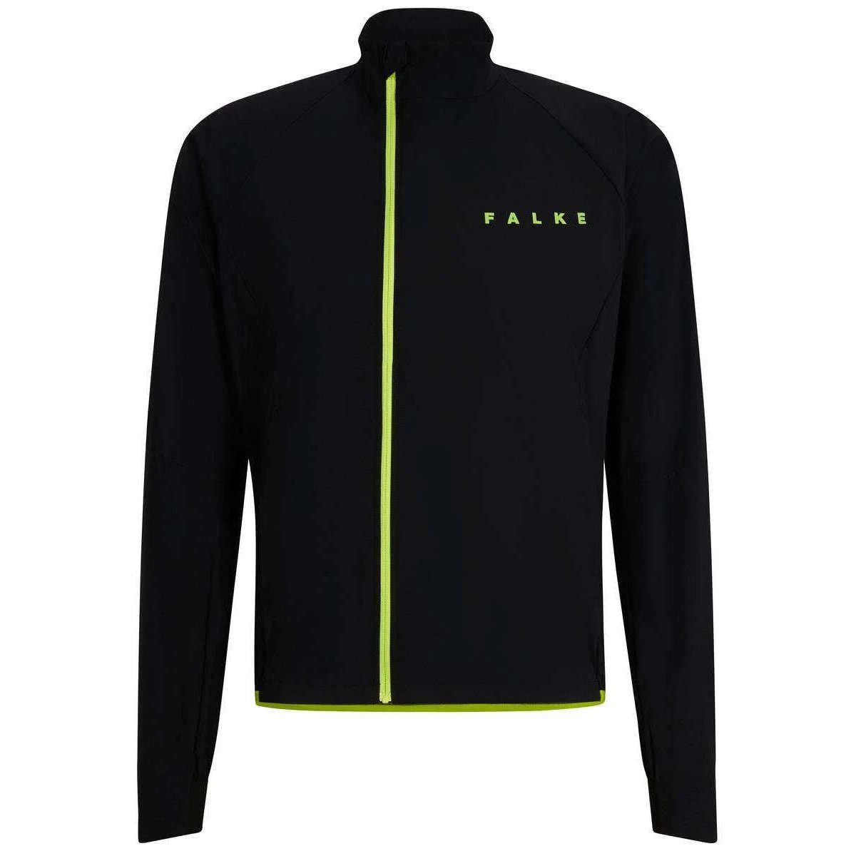 Falke Light Biking Jacket - Black/Lime Green