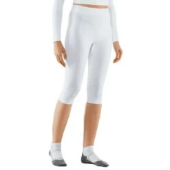 Falke Maximum Warm 3/4 Training Tights - White