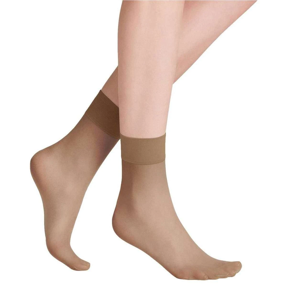 Falke Pure Matt 20 Denier Anklets - Powder Tan - Image 3