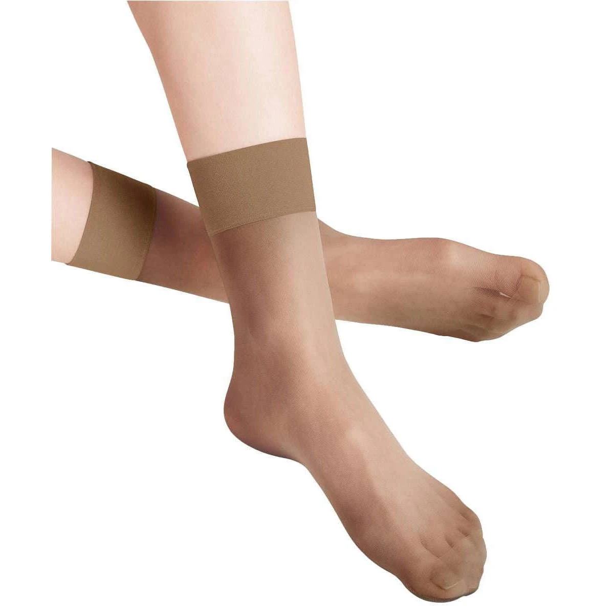 Falke Pure Matt 20 Denier Anklets - Powder Tan - Image 4