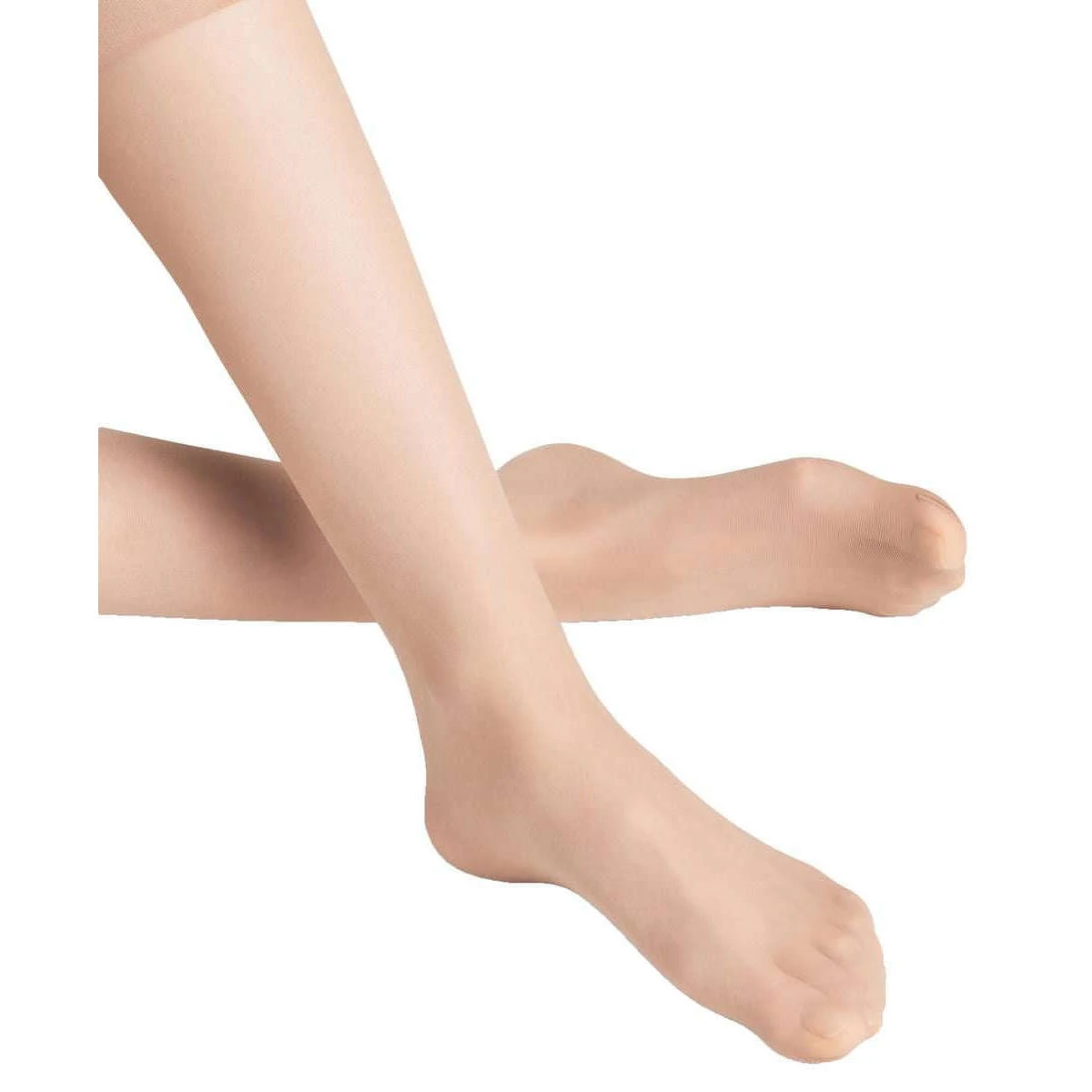 Falke Pure Matt 20 Denier Knee High Stockings - Crystal Cream - Image 4