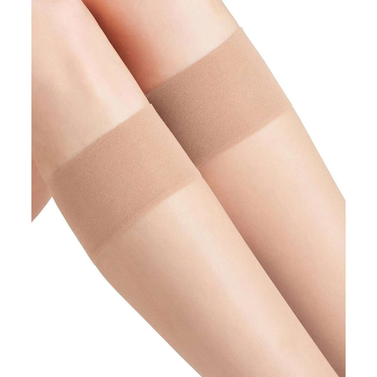 Falke Pure Matt 20 Denier Knee High Stockings - Crystal Cream - Image 5