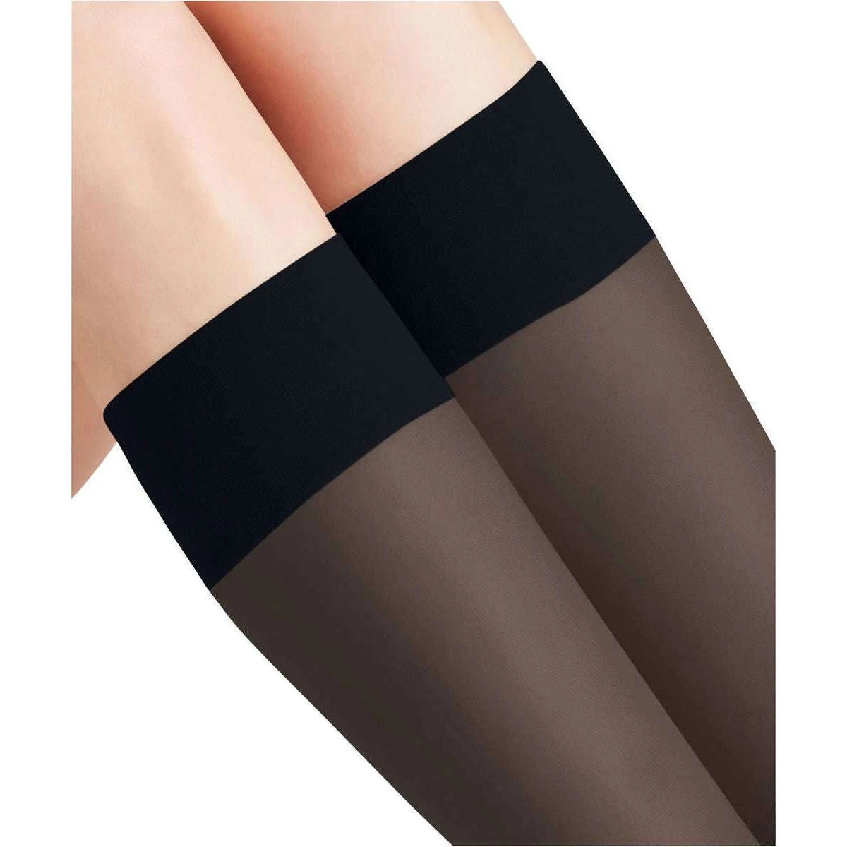 Falke Pure Matt 20 Denier Knee High Stockings - Marine Navy - Image 5