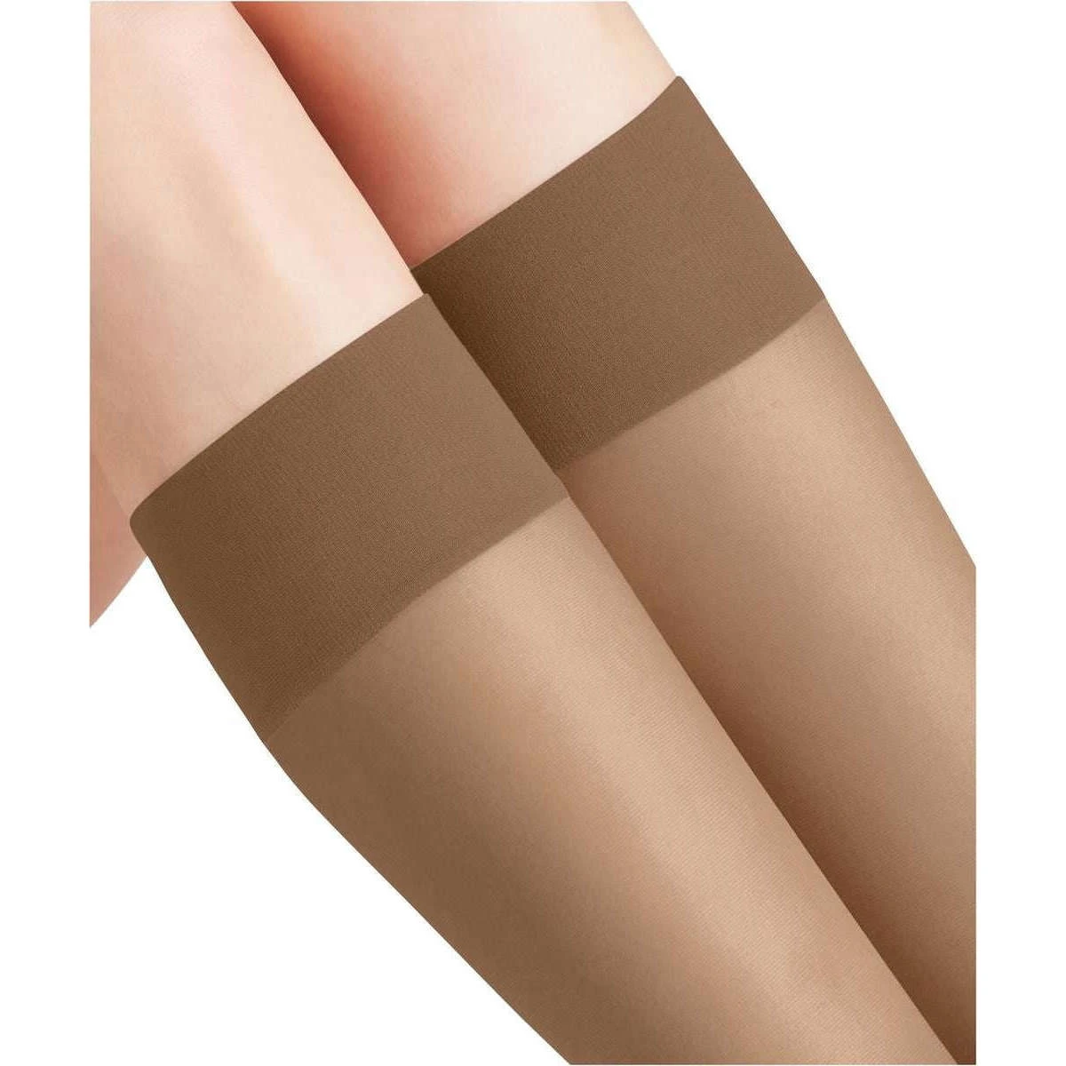 Falke Pure Matt 20 Denier Knee High Stockings - Sun Beige - Image 5