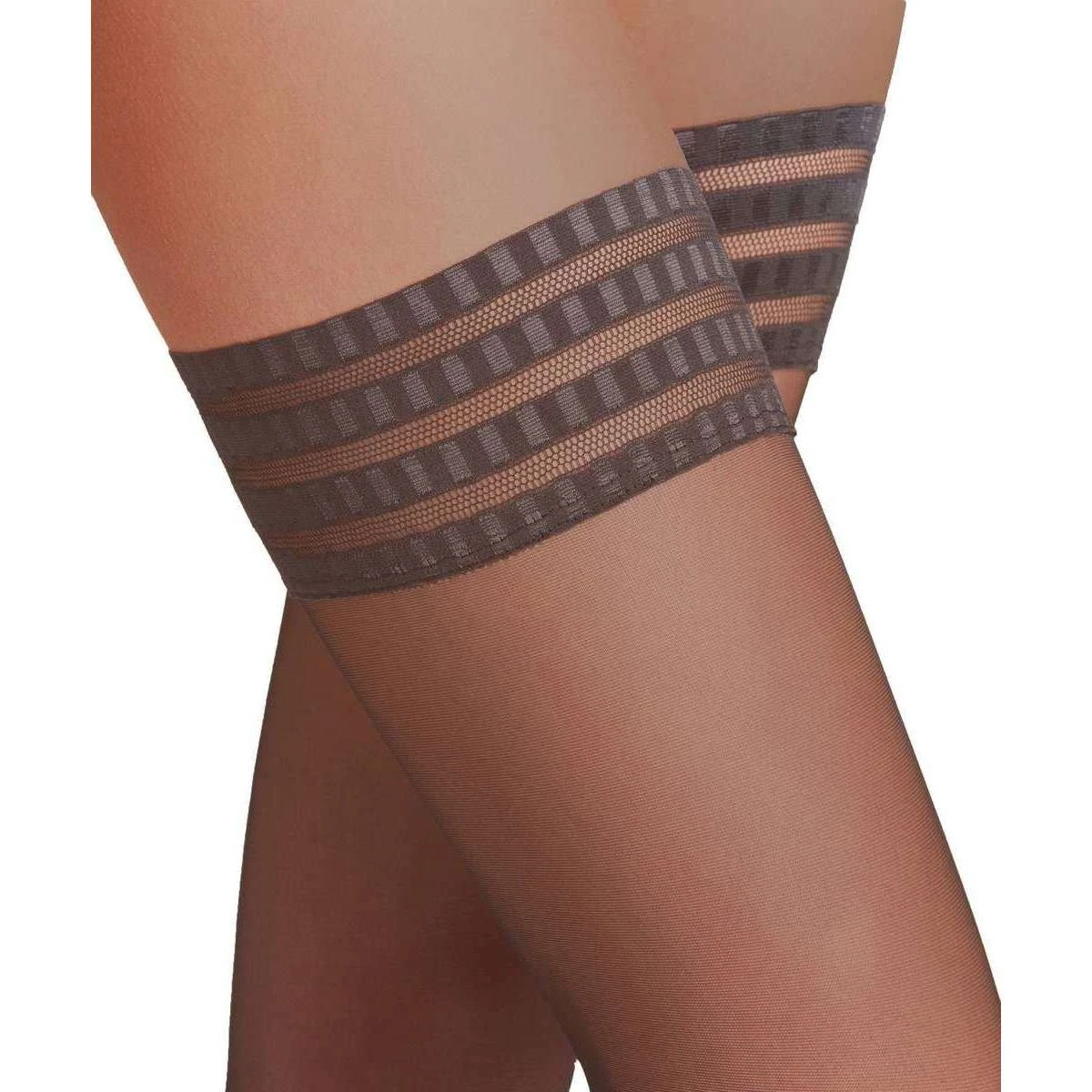 Falke Pure Matt 20 Denier Stay Up Stockings - Brenda Brown - Image 6