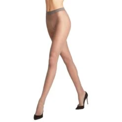 Falke Pure Matt 20 Denier Tights - Platinum Grey