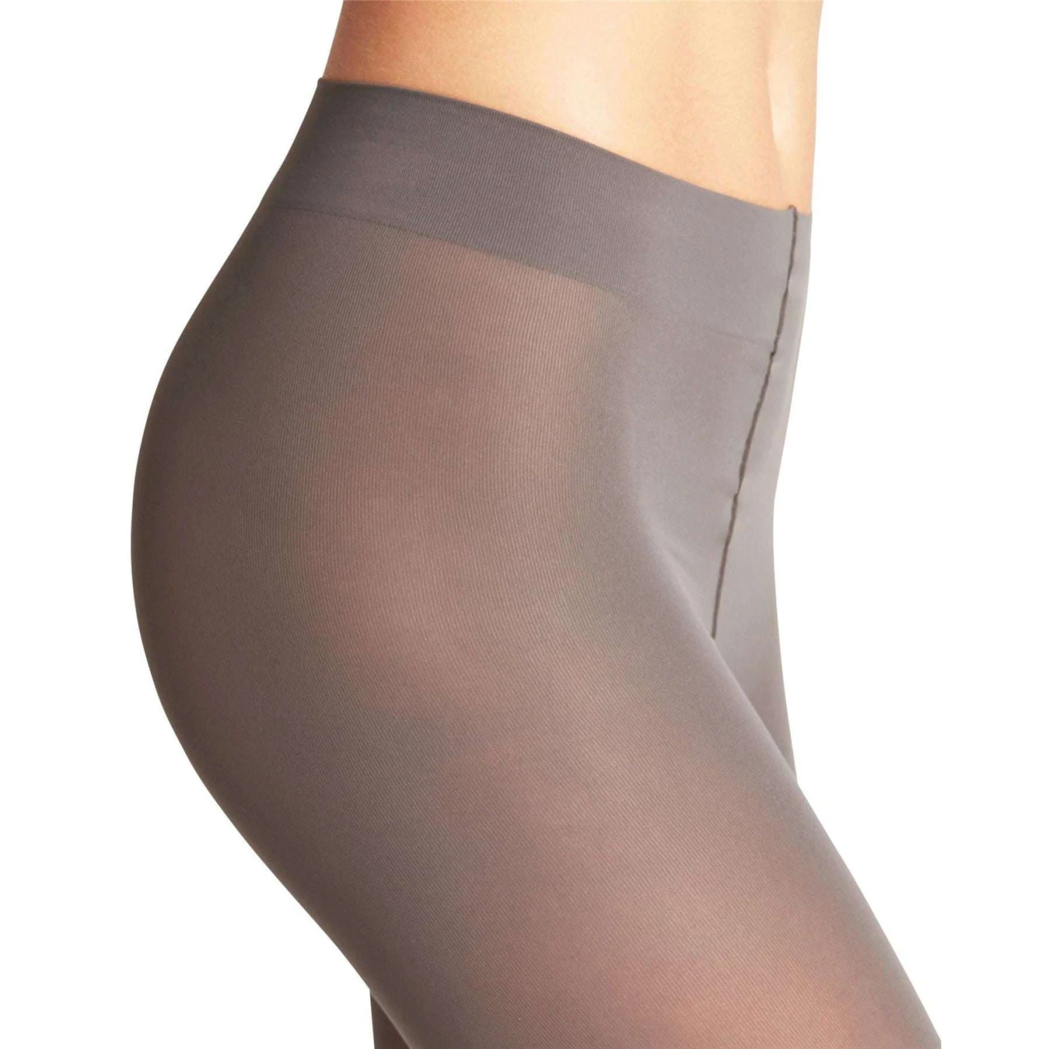 Falke Pure Matt 50 Deiner Tights - Platinum Grey - Image 4