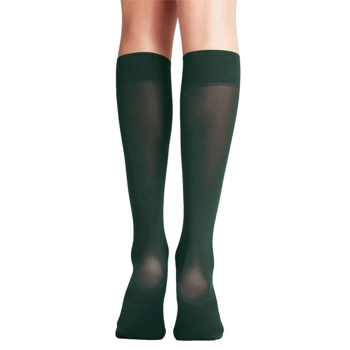 Falke Pure Matt 50 Denier Knee-High Tights - Pine Grove Green - Image 3