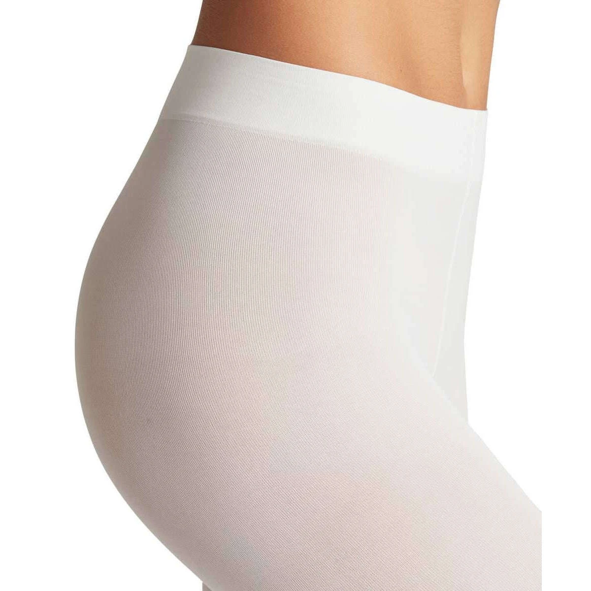 Falke Pure Matt 50 Denier Leggings - White - Image 4