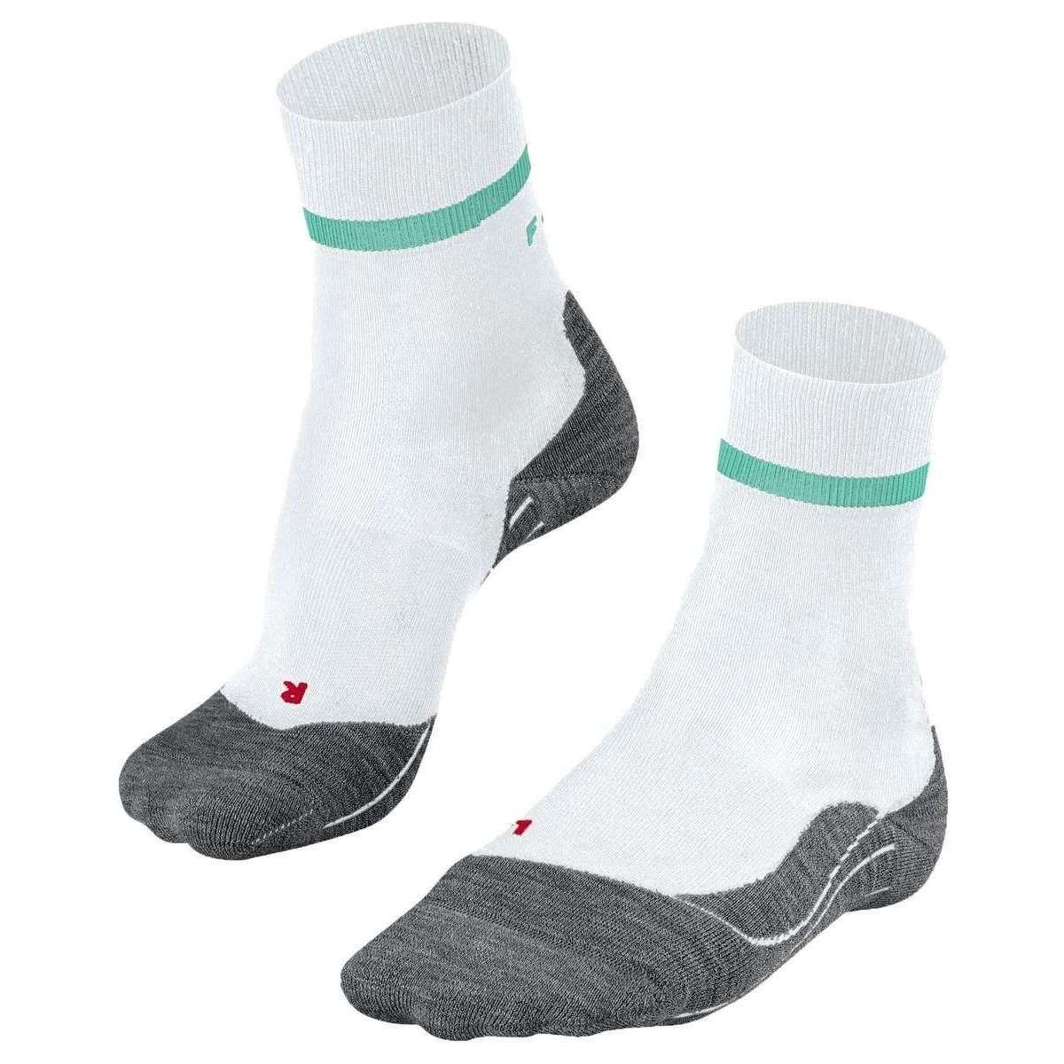 Falke Running 4 Socks - White/Turquoise