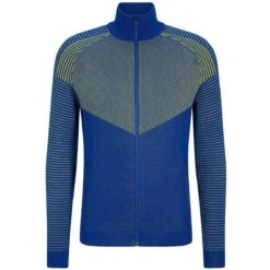 Falke Running Zip Jacket - Yve Blue/Green