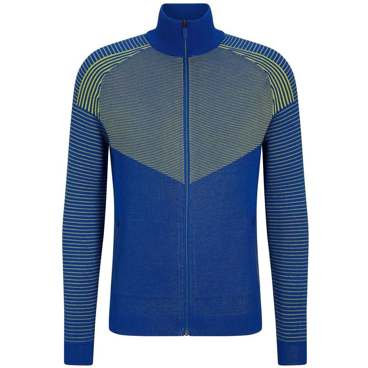 Falke Running Zip Jacket - Yve Blue/Green