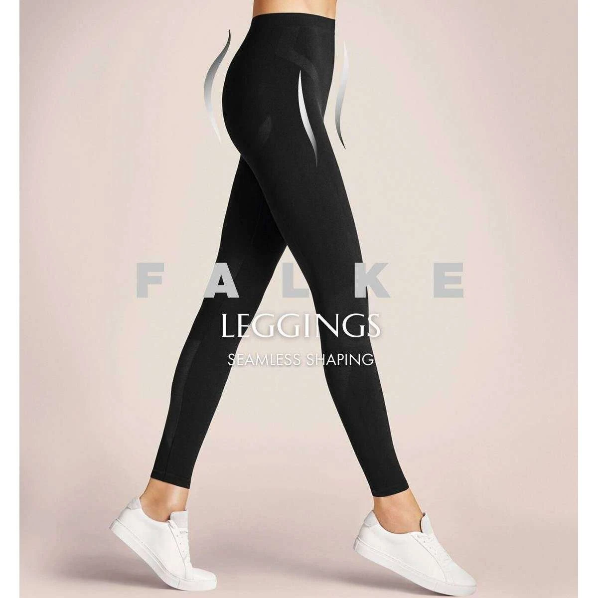 Falke Seamless Shaping Leggings - Black - Image 7