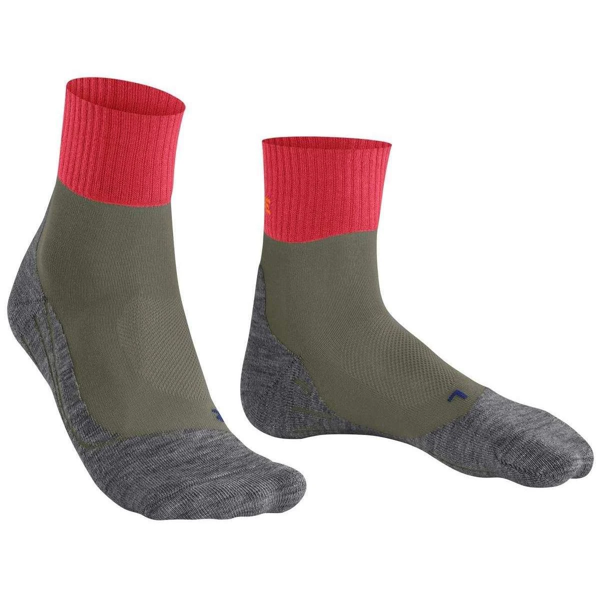 Falke TK2 Explore Cool Short Socks - Herb Green - Image 2