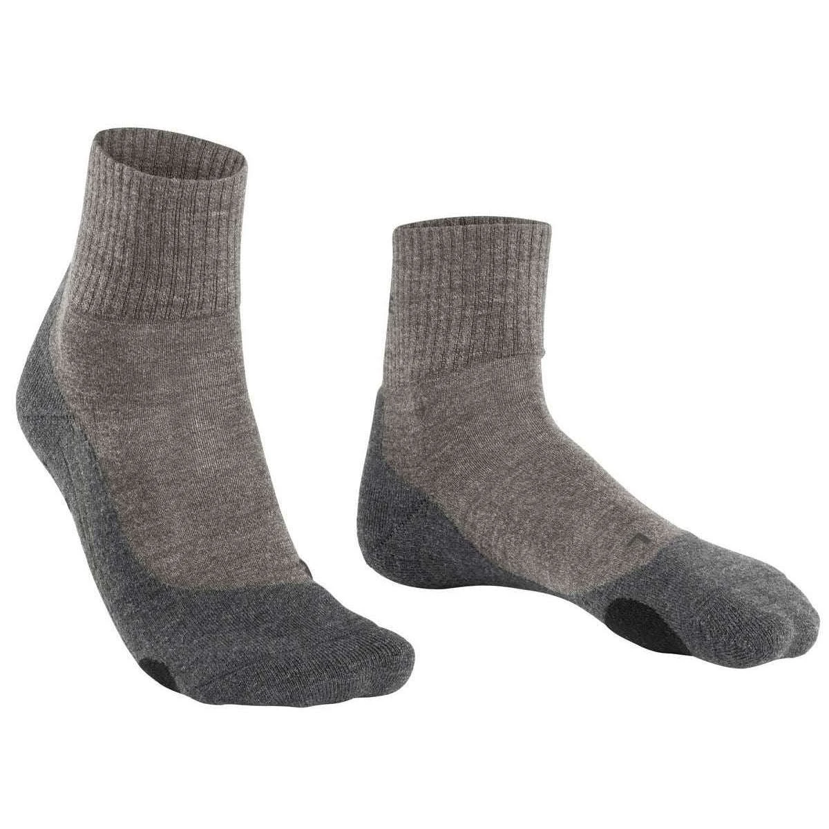 Falke TK2 Explore Wool Short Socks - Kitt Mouline Brown - Image 2