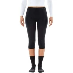 Falke Warm Tight Fit 3/4 Tights - Black