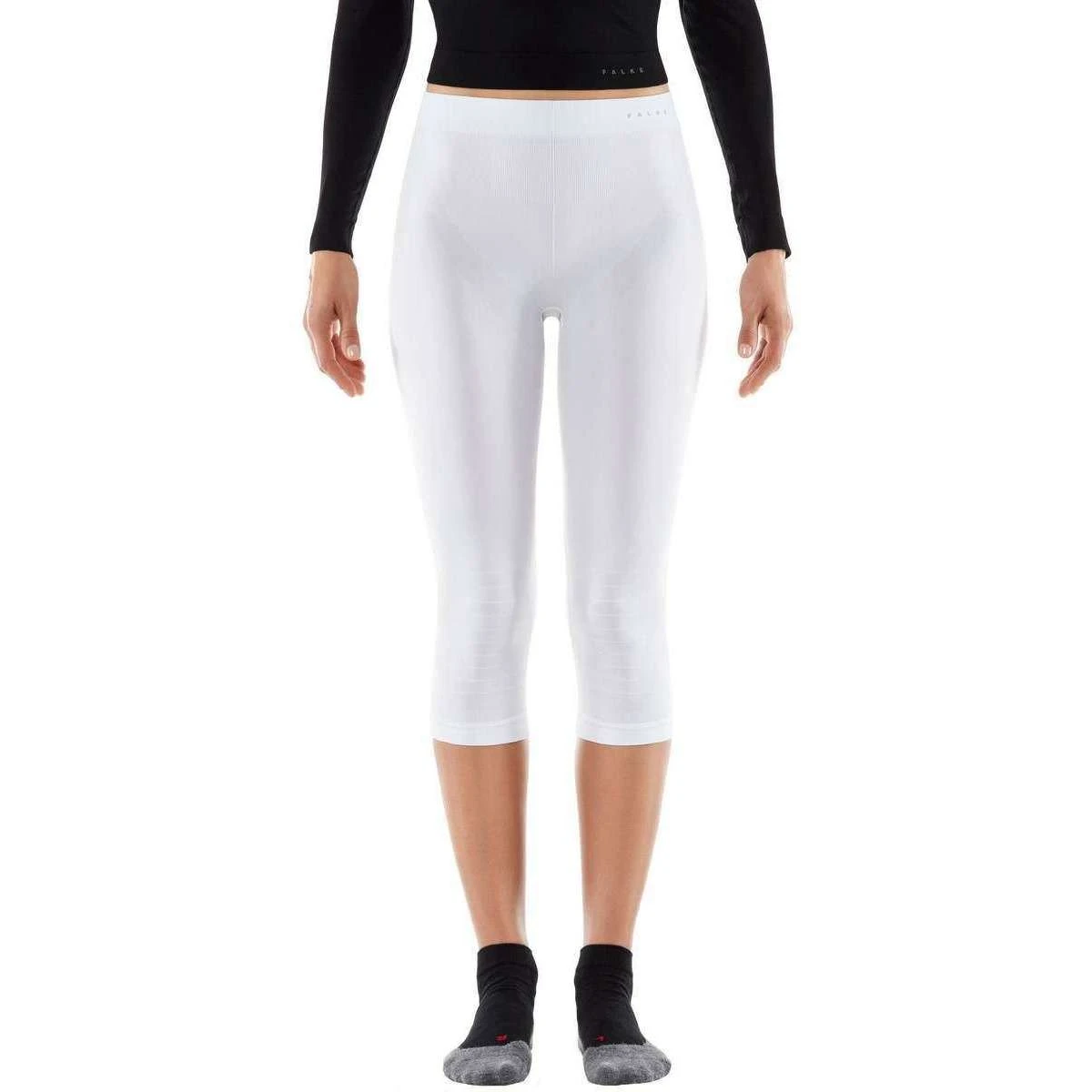 Falke Warm Tight Fit 3/4 Tights - White