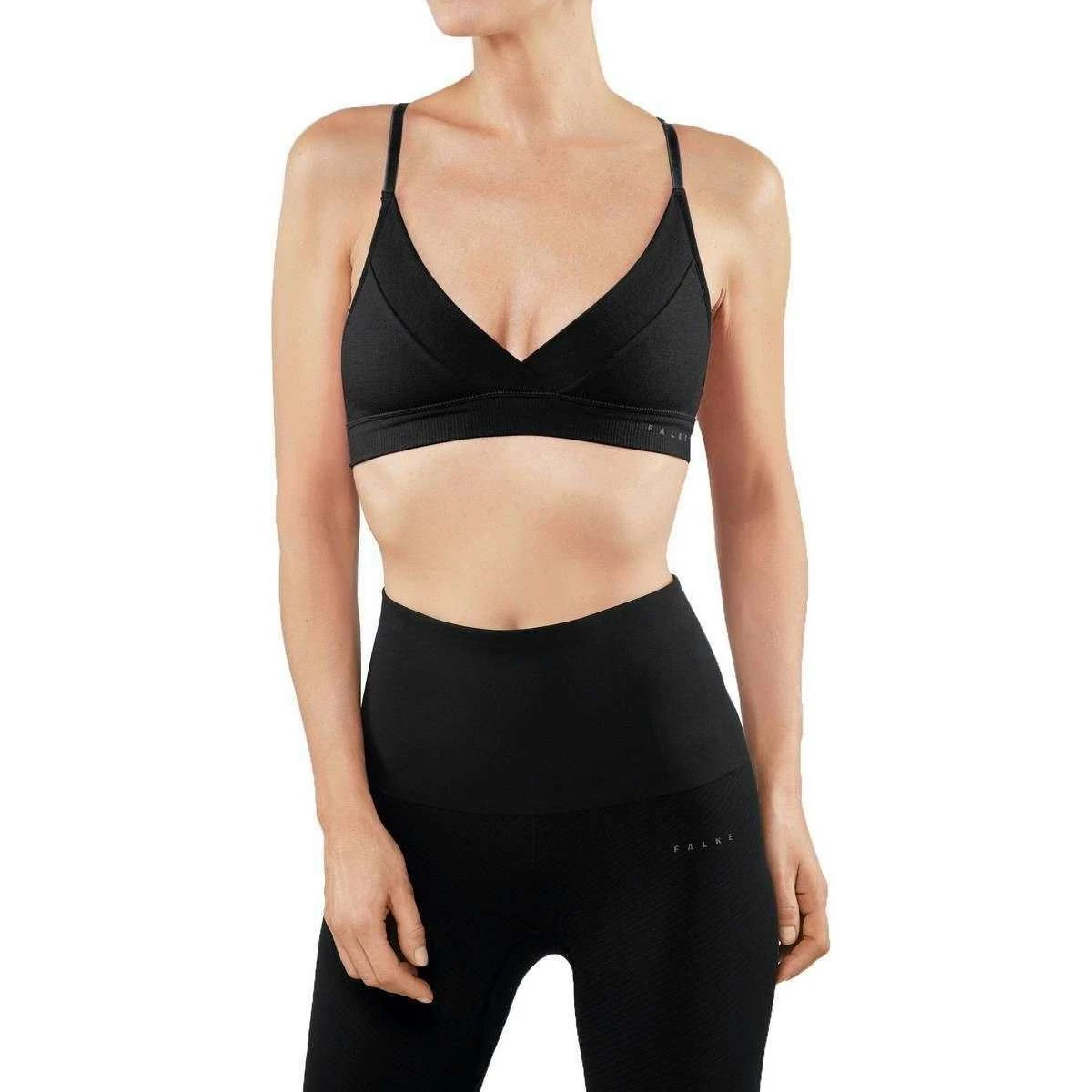 Falke Wool Tech Light Sports Bra - Black