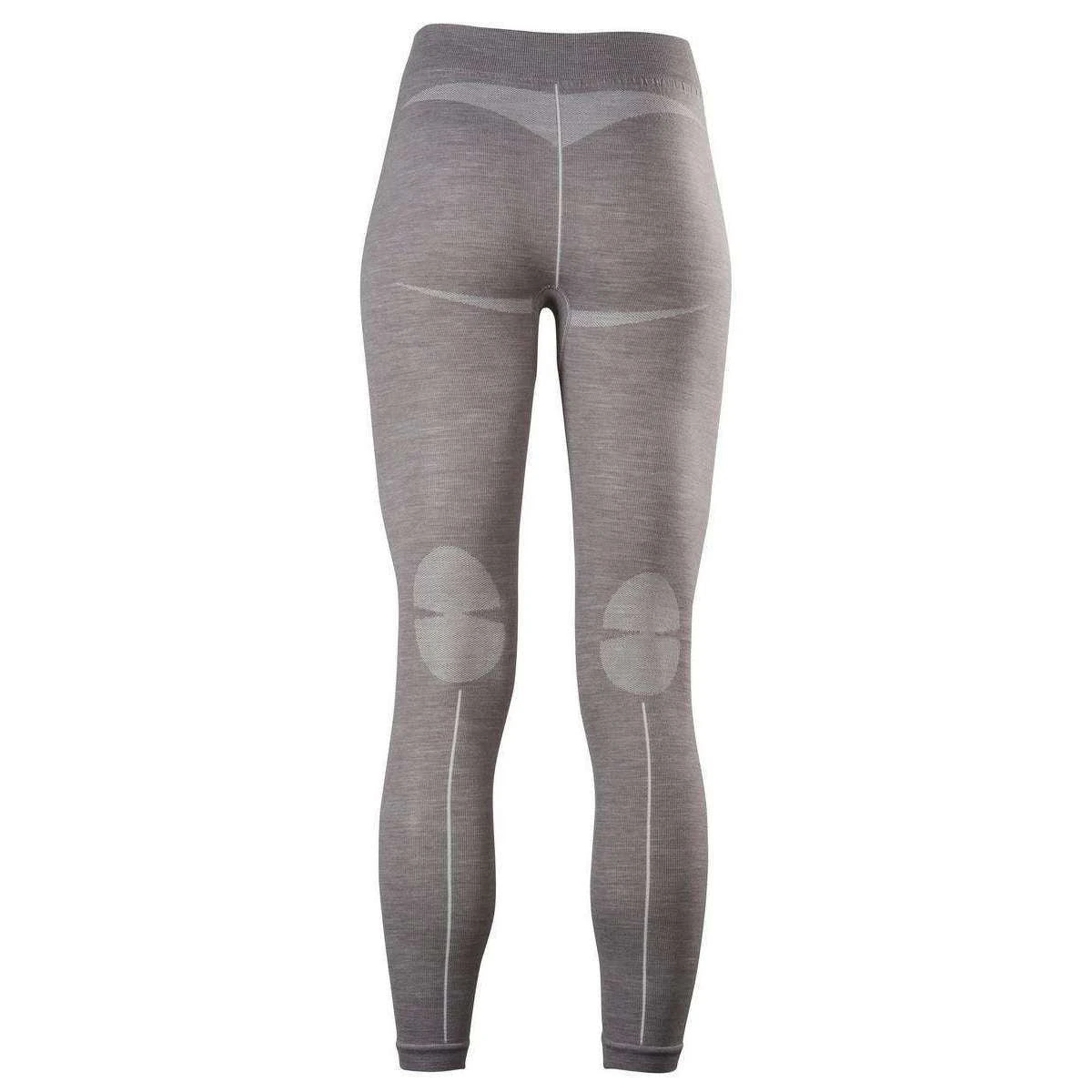 Falke Wool Tech Long Tights - Heather Grey - Image 2