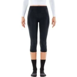 Falke Wool-Tech Regular Fit 3/4 Tights - Black