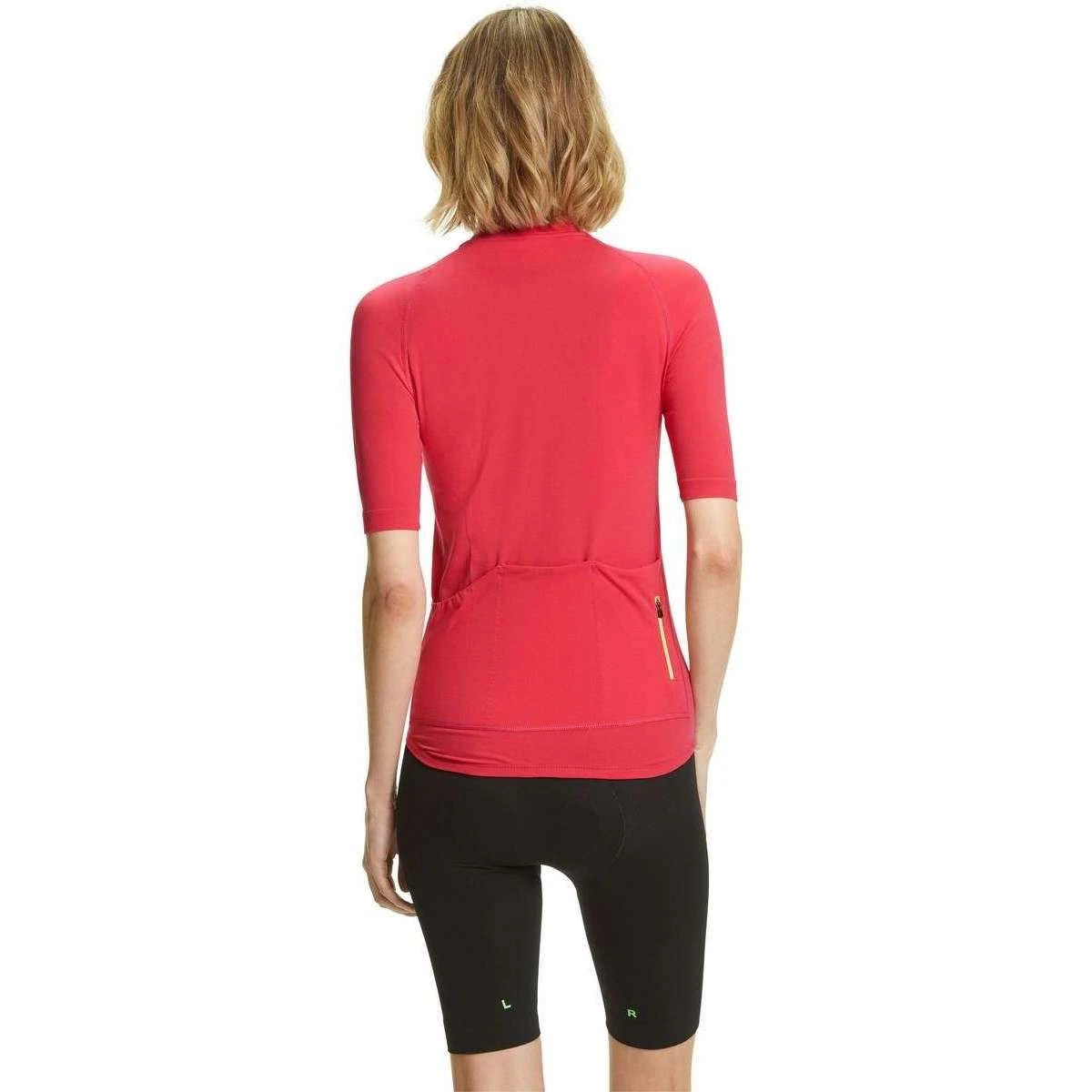 Falke Zipped Biking Shirt - Rose Pink - Image 3